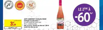 Intermarché Hyper Aop Cabernet D'anjou Rosé Expert Club Hve3 offre