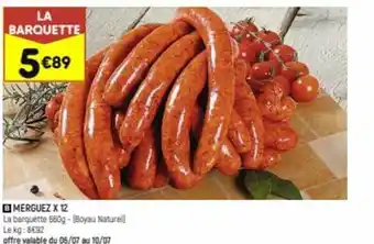 Leader Price Merguez X12 offre