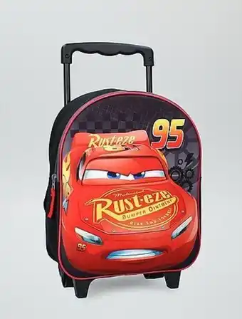 KIABI Cartable à roulettes 'cars' offre