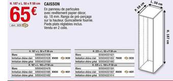 Brico Dépôt Caisson offre