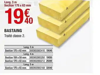 Brico Dépôt Bastaing offre