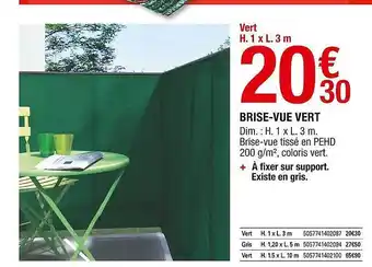 Brise-vue Vert