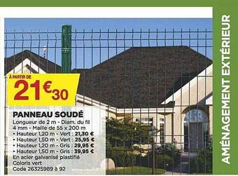 Bricomarché Panneau Soudé offre