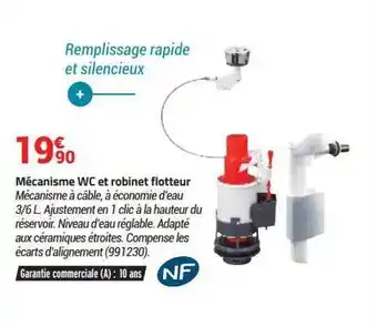 Bricorama Mécanisme Wc Et Robinet Flotteur offre