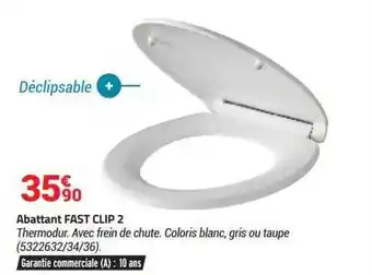 Abattant Fast Clip 2