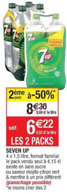 Cora x Carrefour Seven Up offre
