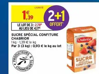 Sucre Spécial Confiture Chabrior