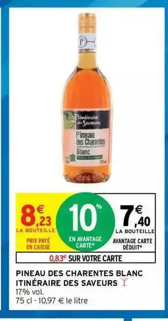 Pineau Des Charentes Blanc Itinéraire Des Saveurs