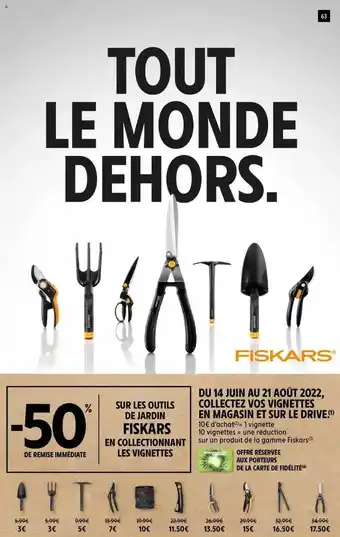 Intermarché Hyper Outils De Jardin Fiskars offre
