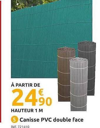 Mr Bricolage Canisse Pvc Double Face offre