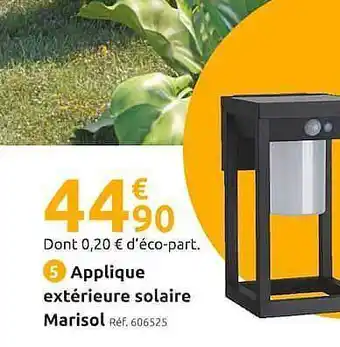 Applique Extérieure Solaire Marisol