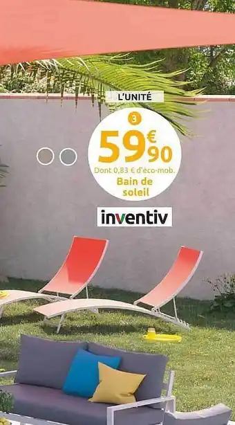 Mr Bricolage Bain De Soleil Inventiv offre