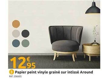 Mr Bricolage Papier Peint Vinyle Grainé Sur Intissé Around offre