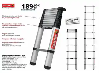 échelle Télescopique Eco 3 M