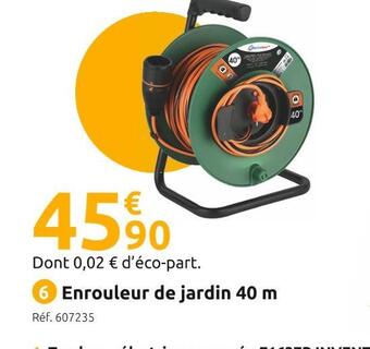 Mr Bricolage Enrouleur de jardin 40 m offre