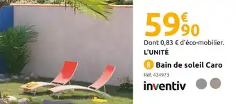 Mr Bricolage Inventiv bain de soleil caro offre