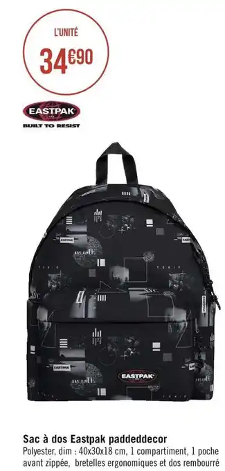 Géant Casino Eastpak sac à dos eastpak paddeddecor offre