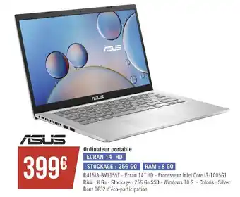Géant Casino Asus ordinateur portable offre