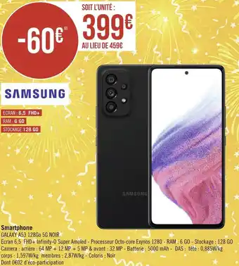 Géant Casino Samsung smartphone offre