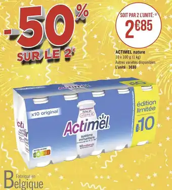Géant Casino Actimel actimel nature offre