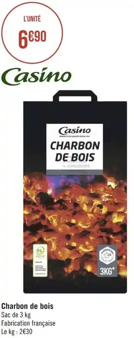 Géant Casino Casino charbon de bois offre