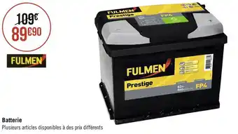 Géant Casino Fulmen batterie offre