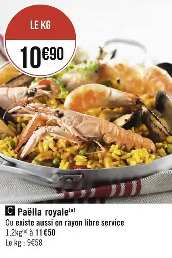 Géant Casino Paëlla royale offre
