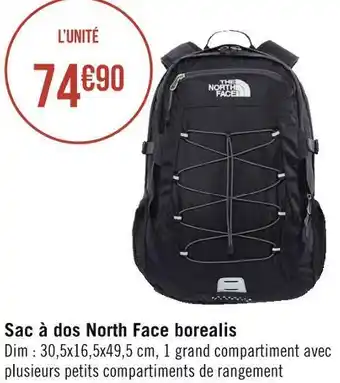 Géant Casino Sac à dos north face borealis offre
