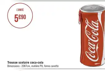 Géant Casino Trousse Scolaire Coca-Cola offre