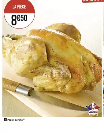Casino Supermarchés Poulet Certifié offre
