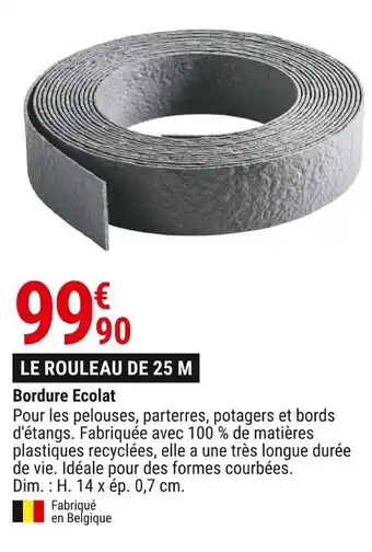 Gamm vert Bordure ecolat offre