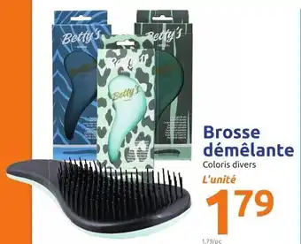 Action Brosse démêlante offre