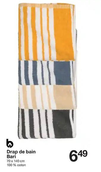Zeeman Drap de bain bari offre