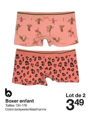 Zeeman Boxer enfant offre