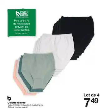 Zeeman Culotte femme offre