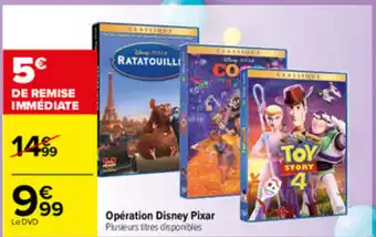 Carrefour Opération disney pixar offre