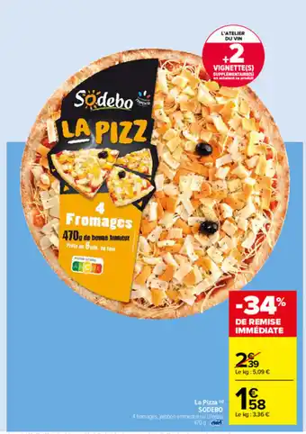 Carrefour La pizza offre
