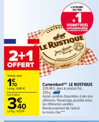 Carrefour Camembert offre