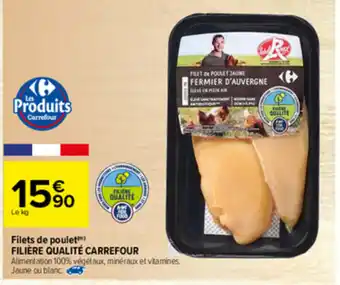 Carrefour Filets de poulet offre
