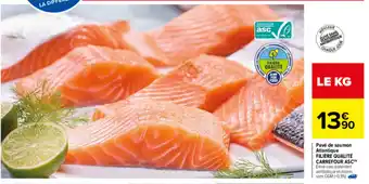 Carrefour Pavé de saumon atlantique offre
