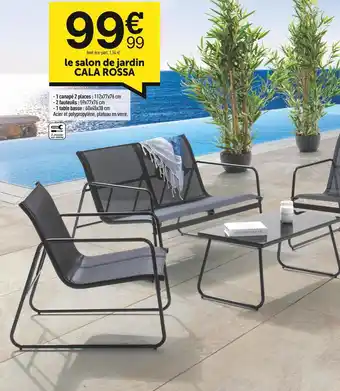 Centrakor Le salon de jardin cala rossa offre