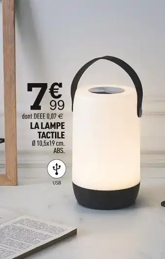 La lampe tactile