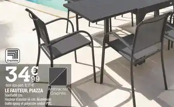 Centrakor Le fauteuil piazza offre
