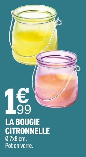 Centrakor La bougie citronnelle offre