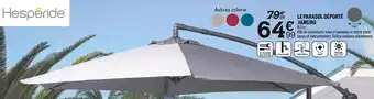 Centrakor Hespéride le parasol déporté janeiro offre