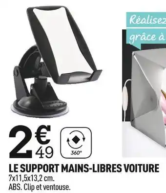 Centrakor Le support mains-libres voiture offre