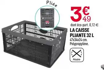 Centrakor La caisse pliante 32 l offre