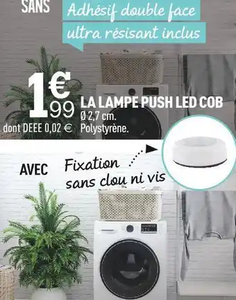 Centrakor La lampe push led cob offre