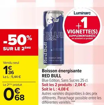 Red bull boisson énergisante