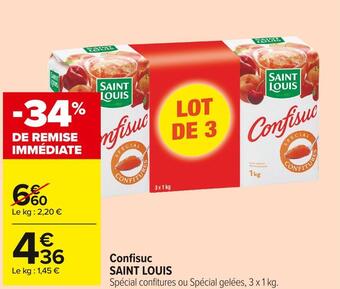 Carrefour Market Saint louis confisuc offre